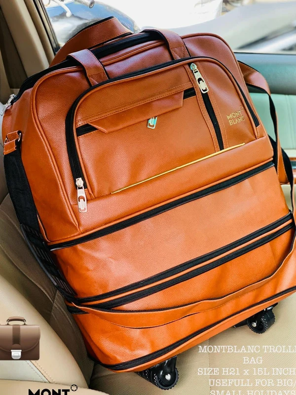 Montblanc Trolley Bag  - Brown