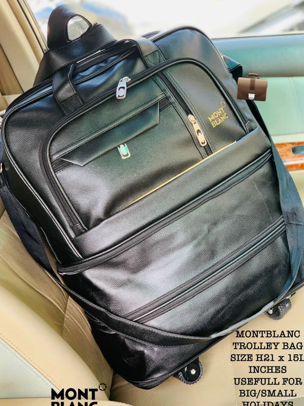 Montblanc Trolley Bag  - Brown