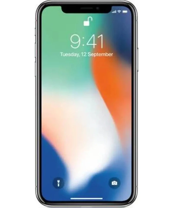 Apple iPhone X (Silver, 64 GB)(Refurbished) - Silver