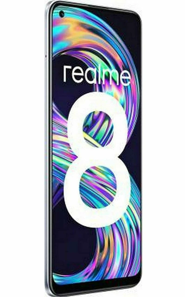 Realme 8 (6GB RAM, 128GB Storage)(Renewed) - Cyber Silver