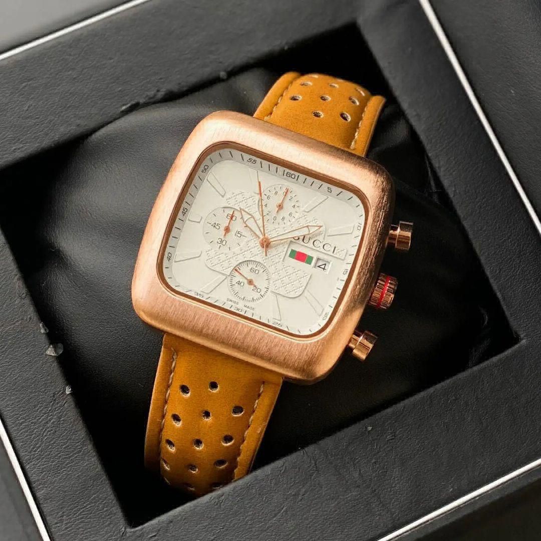 Gucci square dial watch hotsell