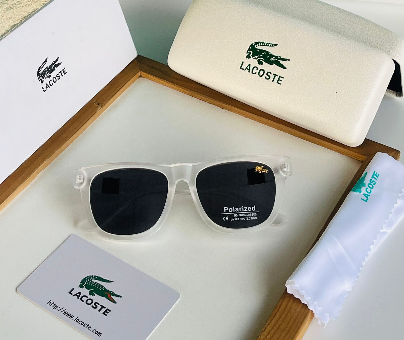 Lacoste polarized deals sunglasses