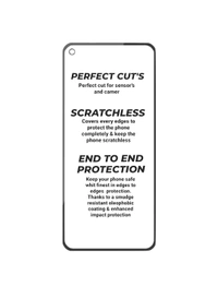 BEHAV Premium Tempered Glass for OnePlus Nord CE 5G / Nord 2 5G (2021) Screen Guard With Camera Cut Full Edge to Edge Coverage (Black)