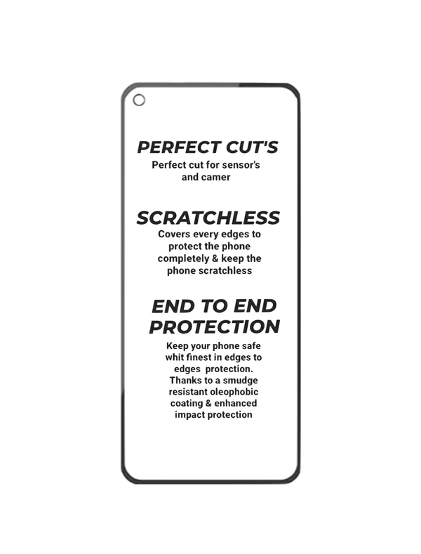BEHAV Premium Tempered Glass for OnePlus Nord CE 5G / Nord 2 5G (2021) Screen Guard With Camera Cut Full Edge to Edge Coverage (Black)