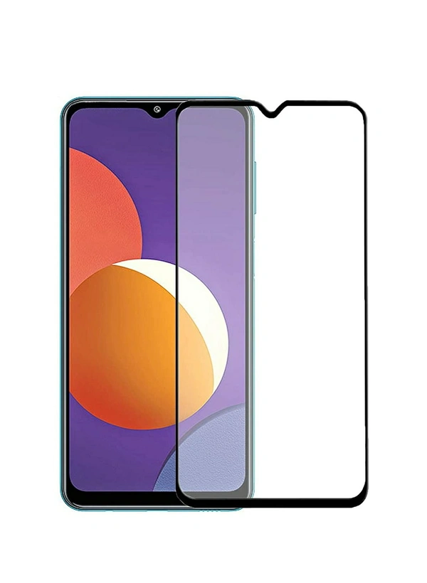 CEDO Samsung M12 / A12 / F12 Tempered Glass | Screen Protector Full Glue Coverage Edge to Edge Tempered Glass for Samsung Galaxy M12 / A12 / F12