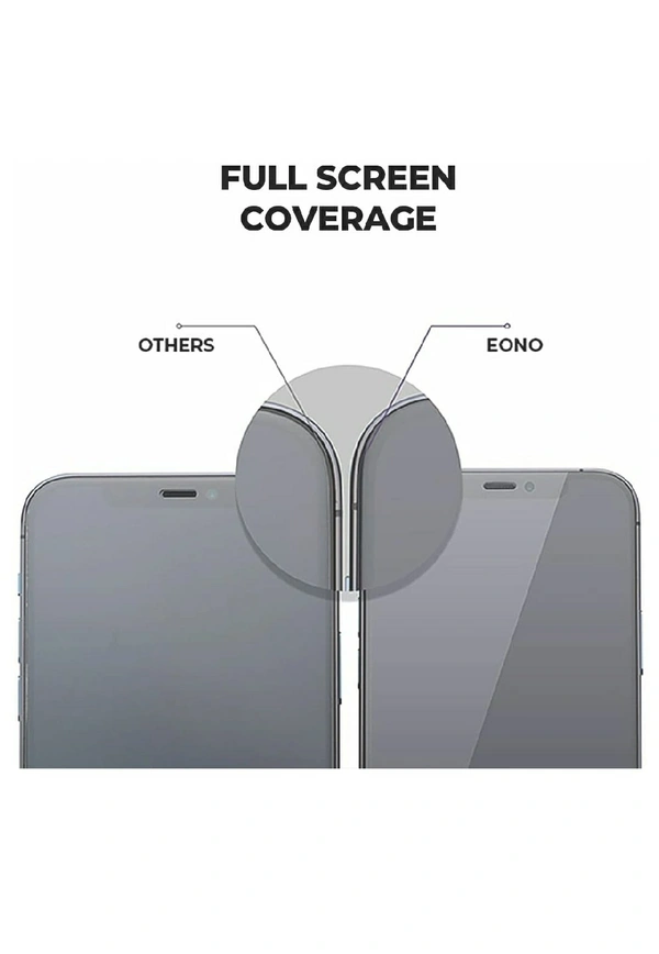 EONO  EONO IMPACT & SCRATCH PROTECTION Tempered Glass [Edge to Edge] [High Definition] [9H Hardness] Screen Protector for iPhone 7/8 / SE 2021
