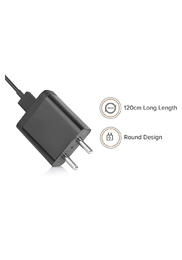 Xiaomi Fast Charger for Mi Xiaomi Redmi 6A/ 7A/Note 5 Pro/6 Pro , Redmi 7,Redmi 6 Like Travel Adapter with Fast Charging Data Cable 5 V For Smart Phone Charger (2.4 Amp Black)
