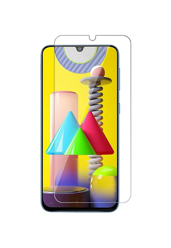 Tempered Glass  Tempered Glass Screen Protector Compatible for Samsung Galaxy F41 ; M31 ; M21 with Full Screen Coverage (except edges) and Easy Installation kit