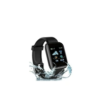 ID116 Plus Bluetooth Fitness Smart Watch for Men Women and Kids Activity Tracker (Black)