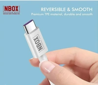 Nbox PVC Type C Charging & Data Cable-Upto5A