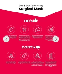 1Pack 100pcs  9Lives 3lay Disposable Anti-Pollution/Surgical Face Mask With Meltblown Layer Earloop And Nosepin - 100 Pcs