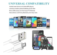 USB Cable for Vivo V11 Pro USB Cable | Micro USB Data Cable | Quick Fast Charging Cable, Charger Cable,Transfer Android V8 Cable || 2.4 Amp, 1 M, White Cable (Pack10)