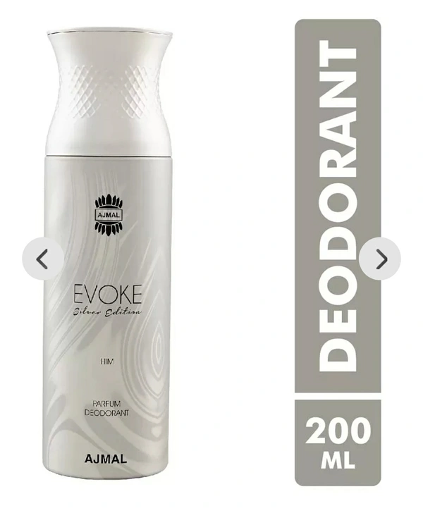 AJMAL Ajmal Majmua Concentrated Perfume for Evoke Silver Edition Deodorant Spicy Floral Fragrance 200ml for Men