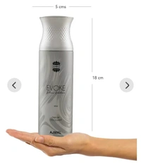 AJMAL Ajmal Majmua Concentrated Perfume for Evoke Silver Edition Deodorant Spicy Floral Fragrance 200ml for Men