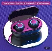  TWS L21 Wireless Earphones Bluetooth 5.0 Headphones Mini Stereo Earbuds Sport Headset Bass Sound Built-in Micphone Black