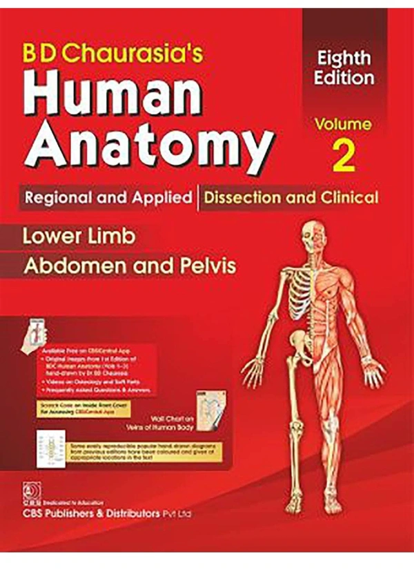 Churasia B D B D Chaurasia's Human Anatomy Vol 2 Used Boom