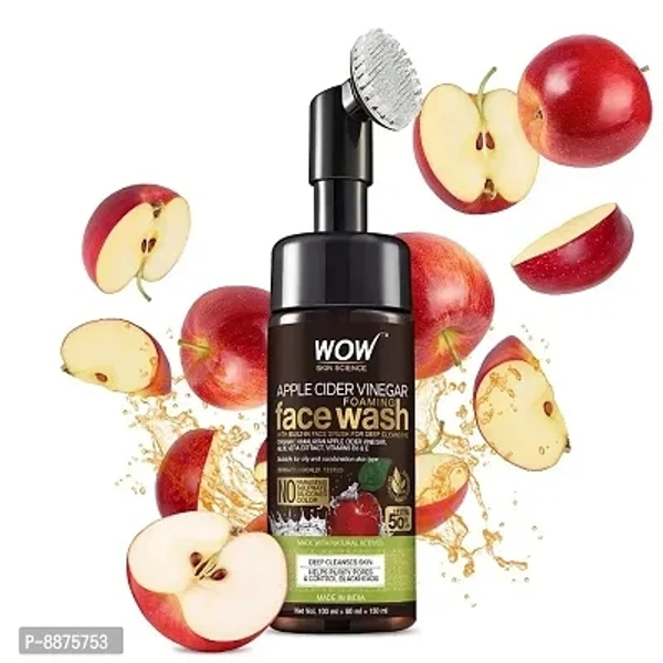 WOW  Apple Cider Vinegar Foaming Face Wash 150ml pack 1