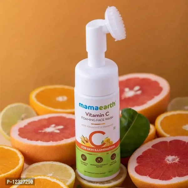 mamaearth vitamin c foaming face wash 150ml pack 1