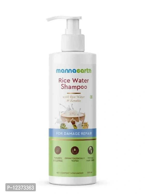 RiceRice  Water Shampoo With Rice Water And Keratin 250m