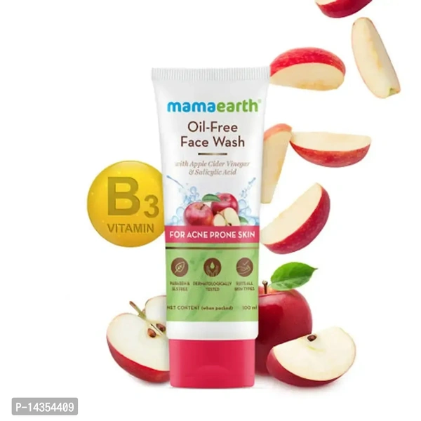 Mamaearth Oil-free Face Wash For Oily Skin, With Apple Cider Vinegar  Salicylic Acid (100ml)
