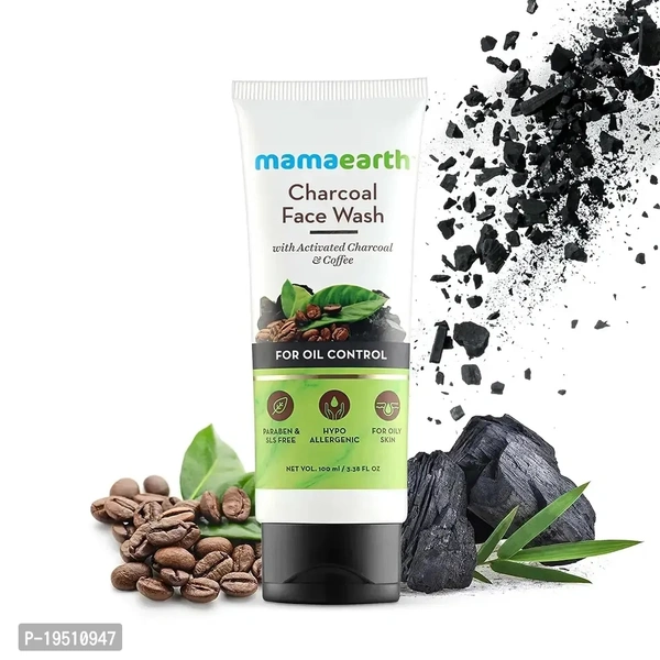 Mamaearth Charcoal Face Wash For Oil Control (100 ml)