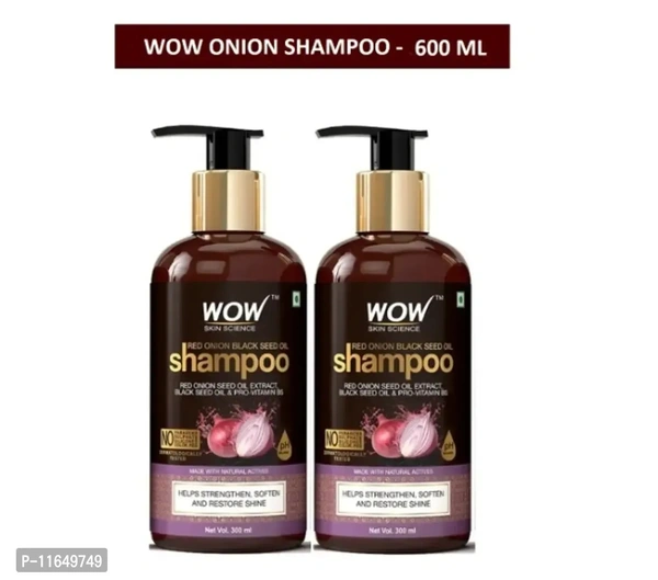 Phillauri Red Onion Hair Shampoo with Red Onion Oil for Strong & Healthy Hair (300ml) pack of 2