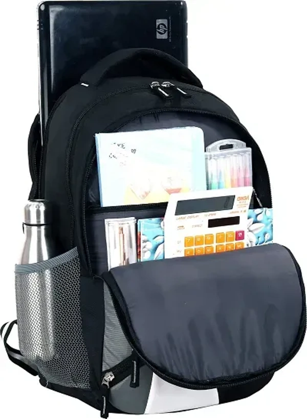 Medium 30 L Laptop Backpack Waterproof/School Bag for boys and girls/College Bag for stylish kids waterproof backpack color Black