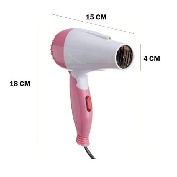 Nova Foldable Hair Dryer for Professional Women Men girls Nova NV-1290 1000 W