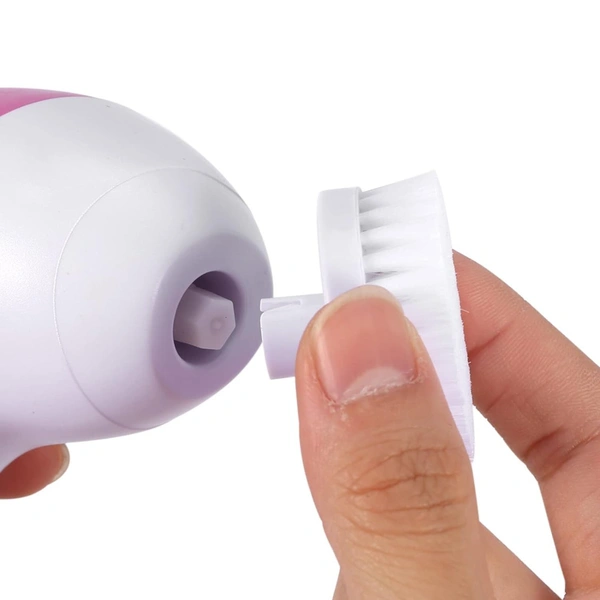 5 in 1 Beauty Care Massager Electric Face Massager Face Cleanser Massager Rechargeable Versatile Portable for Effectively Cleanses Facial Skin Pores