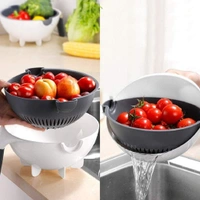 7 in 1 Vegetable Cutter with Drain Basket,Slicer Salad Machine Kitchen Tool Multifunctional Vegetable Mandoline Slicer