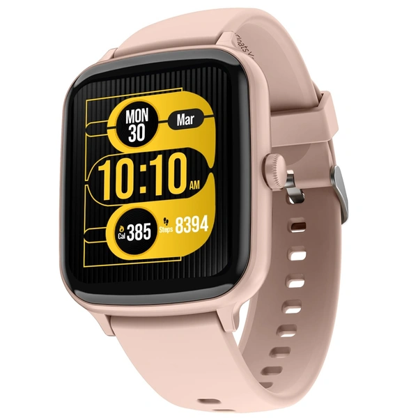 Boat boAt Wave Style Call Smart Watch with Advanced BT Calling Chip,DIY Watch Face Studio, Coins, 1.69" HD Display, Health Ecosystem, Live Cricket Scores, Quick Replies, HR & SpO2(Cherry Blossom)