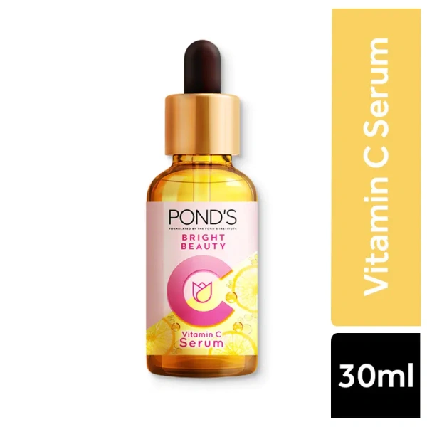 Pond's Bright Beauty Vitamin C Serum, Infused With Lemon, Green Papaya & Pomegrantate Extract, 30ml
