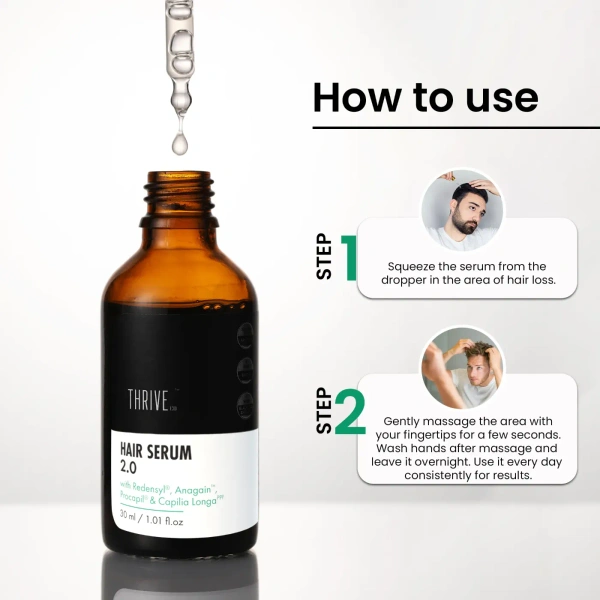 HAIR SERUM 2.0 HAIR GROWTH SERUM FOR MEN AND WOMEN (50 ML) PACK OF @ - 2