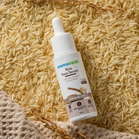 Mama Earth Rice Face Serum With Rice Water & Niacinamide for Glass Skin - 30 ml Unclogs Pores | Exfoliates | Brightens Skin Tone