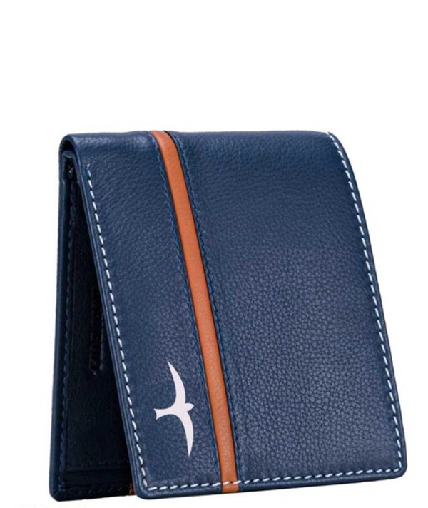 Bullfinch Stylish Men's Blue Wallet - 4 Days, Blue