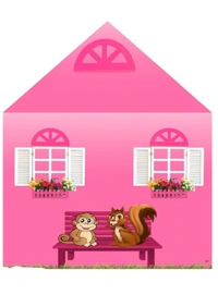 Doll House Kids Tent - Sizes: Free Size (Width Size: 38 in, Height Size: 43 in) , 4 Days, available, 40