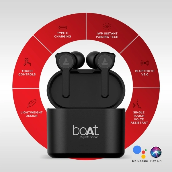 Boat boAt Airdopes 402 Bluetooth Headset - 40, available, 4 DAYS