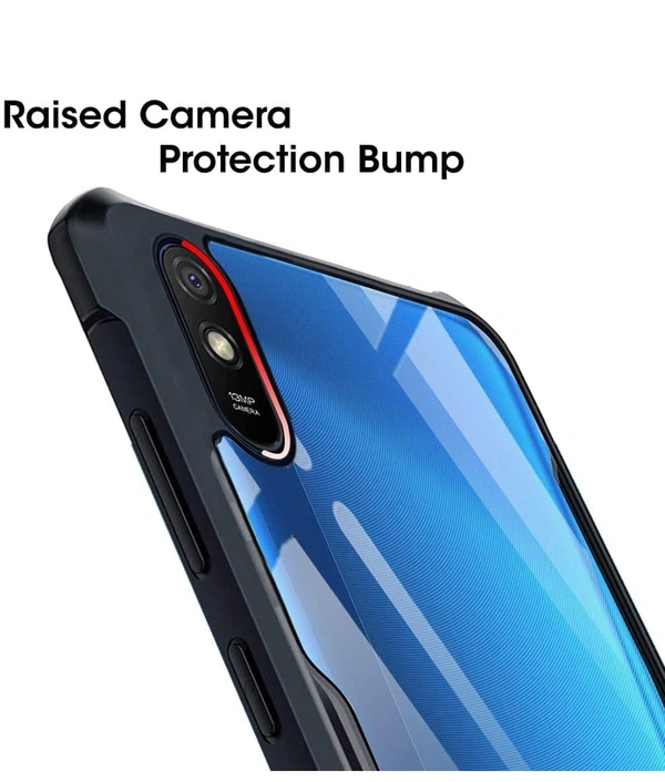  - Solimo 360 Degree Protection Bumper Protective Design Shockproof Crystal Clear Transparent Back Cover Case for Xiaomi Redmi 9A - Black - 40, available, Redmi 9A, black, CE, 4 Days