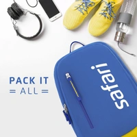 Safari Bag - blue, available, 40 fee, 6 days