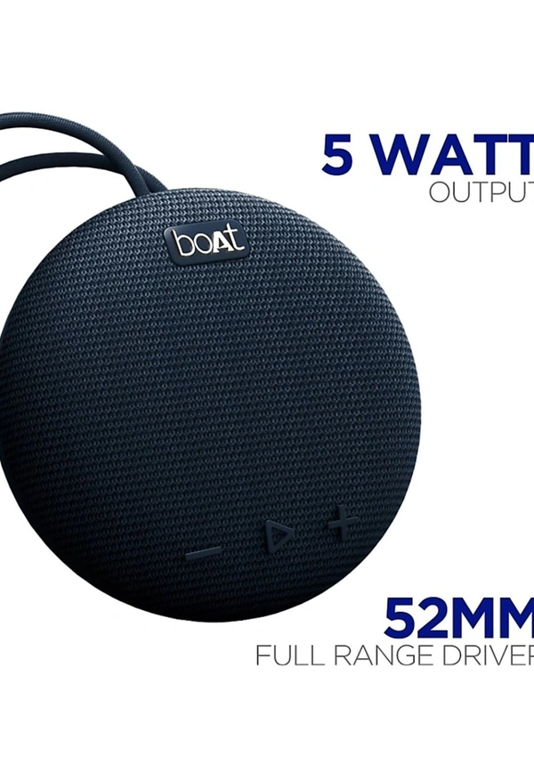 Bost boAt Stone 190F 5 W Bluetooth Speaker - 40, 4 hr, 800 mAh, available, black, 4 Days, 1year