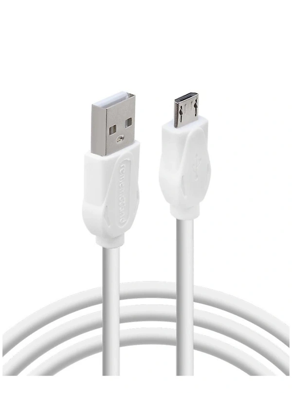 Remembrand 2.4A Fast Charge 1 m Micro USB Cable - 40, available, white, 4 Days