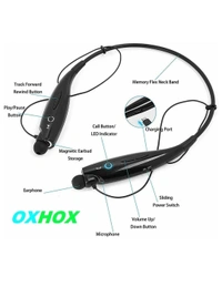 Oxhox HBS-730 Sports Stereo Headphone Bluetooth Headset - 40, available, black, 4 Days