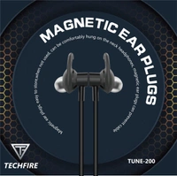 TECHFIRE TUNE 200 Platinum Series Neckband - Low Price Bluetooth Neckband Bluetooth Headset Battery 40 hr - 40, 40 hr, available, black, 4 Days, 1 year