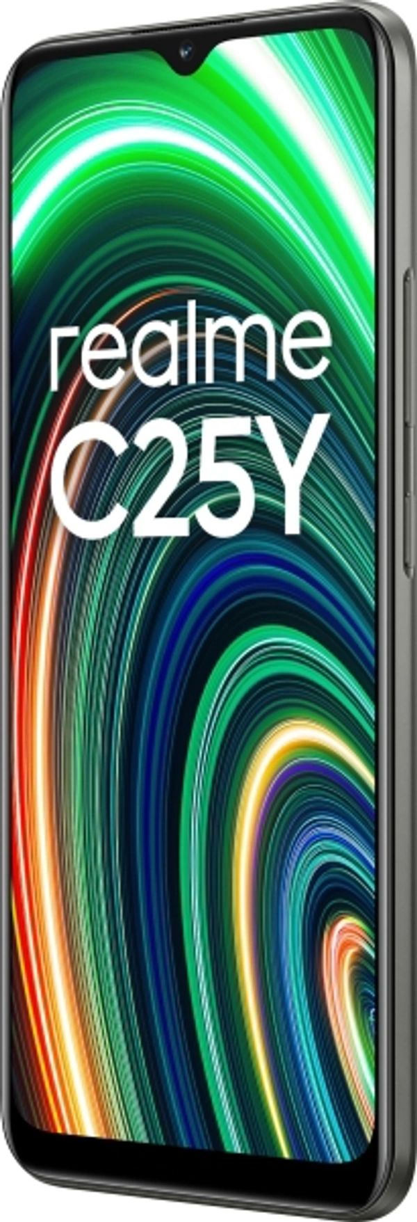 Realme realme C25Y (Metal Grey, 64 GB) - 4 GB RAM | 64 GB ROM | Expandable Upto 256 GB, 5000 mAh Battery, 16.51 cm (6.5 inch) HD+ Display, 50MP + 2MP + 2MP |,  8MP Front Camera, Unisoc T610 Octa Core Processor