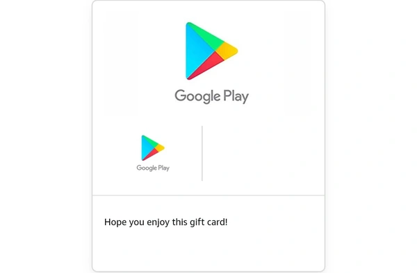 Google Play Gift Code - Digital Voucher
