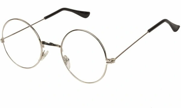 kingsunglasses Round Sunglasses - Black, Silver, Medium