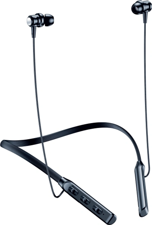Aroma NB120 Tehalka - 28 Hours Playtime Bluetooth Neckband Bluetooth Headset - 40, 28 hr, black