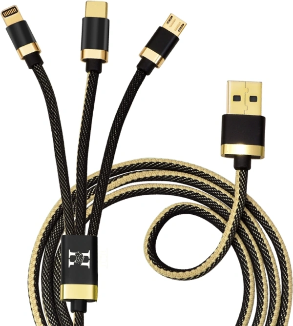 Hexton Fast Charging Cable compatible with Android and IOS Device Network Cable 1 m Ethernet Cable (Compatible with Mobiles) 1 m USB Type C Cable - 1000 Mbps, black, 4 Days, 1 m, 30