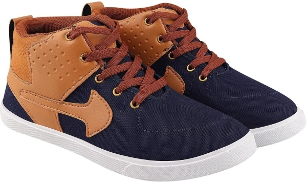 Feens Stylish & Comfortable Canvas Shoes For Men - 10, 4 Days, Tan, 30, man