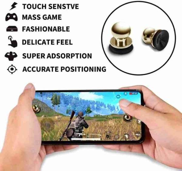 morjim Pubg Suction cup trigger and Thumbs Sleeves Combo pack  Gaming Accessory Kit - 30, black, 4 Days